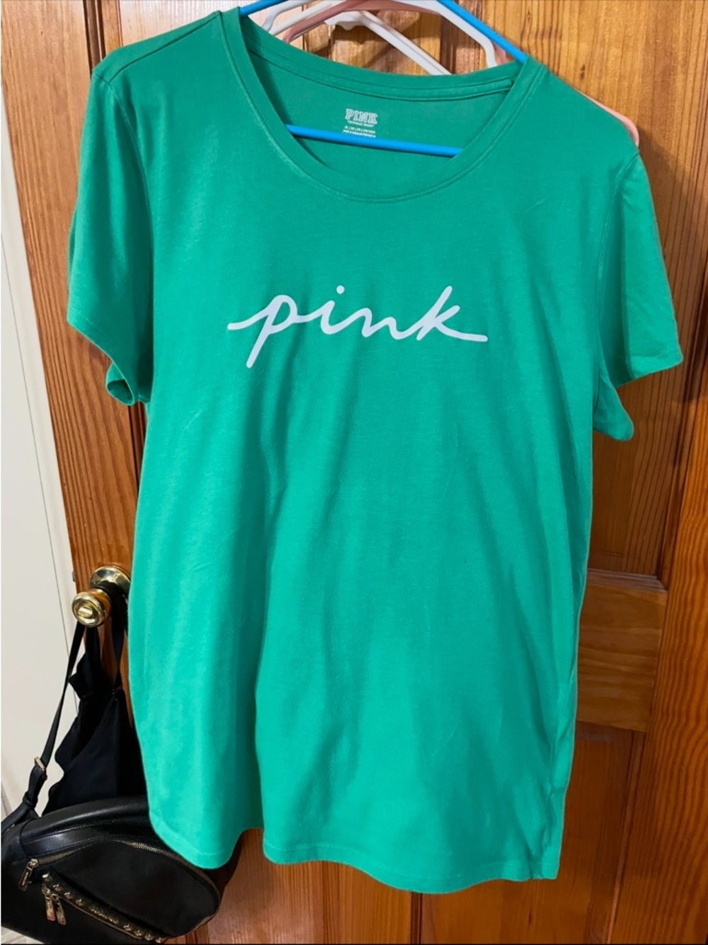 PINK Victoria's Secret Tee in Teal